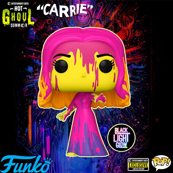 Funko POP #1436 Carrie Black Light Exclusive Figure